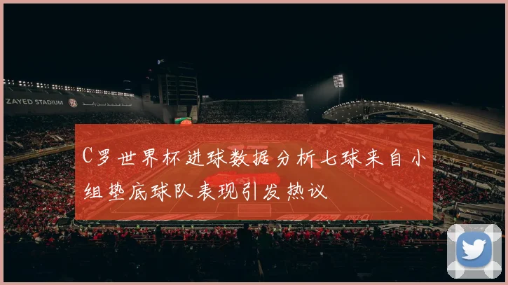C罗世界杯进球数据分析七球来自小组垫底球队表现引发热议